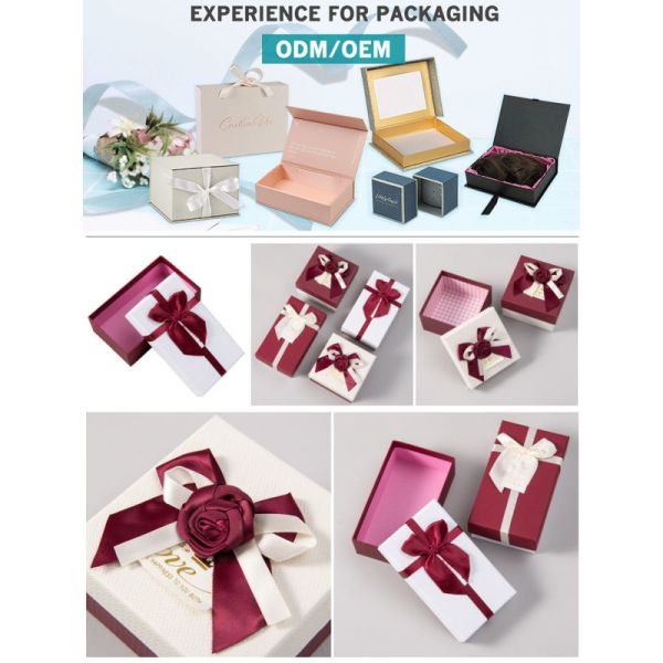 4C Printing Fancy Cardboard Gift Boxes Foldable Watch Gift Boxes