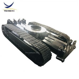 Buy cheap China gold manufacturer customized mini crawler chassis rubber track undercarria from wholesalers
