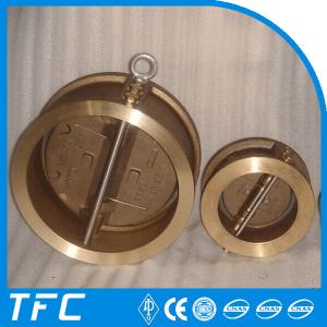 aluminum bronze dual plate wafer check valve