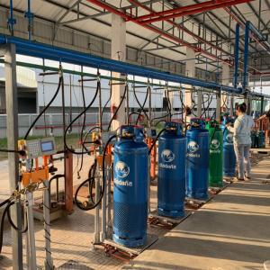 Quality LPG Filling Scale Explosion proof Automatical filling cylinders for home gas lpg cylinder Thailand for sale