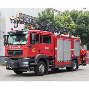 Quality SITRAK Aerial Ladder Rescue Fire Truck 60L/s For Fire Engine for sale