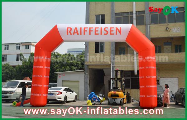 Buy Inflatable Rainbow Arch Oxford Cloth Inflatable Arch Gate Entrance With Logo Print For Event at wholesale prices