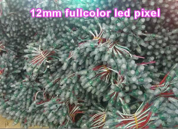 Buy 5V 12mm RGB led pixel light 1903/6803/8206 led signage outdoor colorchange advertising signs building decoraion at wholesale prices
