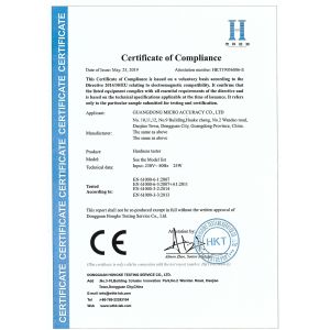 Leader Precision Instrument Co., Ltd Certifications