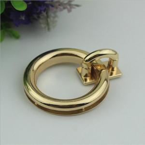 China Wholesale high quality lady bag lock light gold metal twist turn decorative lock for bags on sale