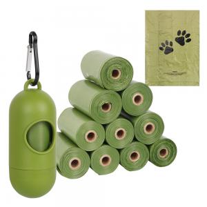 Quality HDPE EPI 23x33cm Thick 0.015mm Biodegradable Poop Bags For Small Dogs for sale