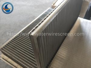 China L500mm Stainless Steel Wedge Wire Screen Panels For Coal Washing Equipment on sale