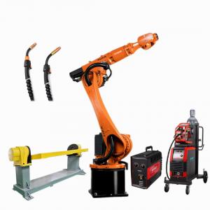 Quality KUKA KR16 R1610 Welding Robot Arm With CNGBS Positioner And Mig Welding Machine for sale