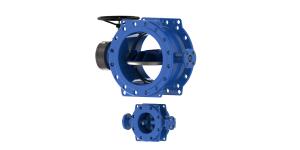 Quality Arch Shape Design Double Eccentric Butterfly Valve With Stronger Ribs On Back Side for sale