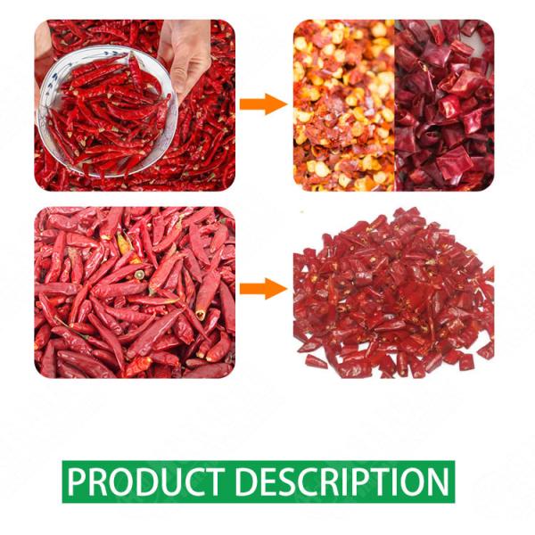 500kg/h Multifunction Vegetable Cutting Machine Chilli Stem Cutting Machine