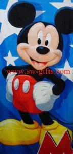 Quality New Mickey Mouse Baby Towel Cotton Bath Towels 140*70cm Kids Beach Towels for sale