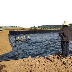 China High Tensile Strength 1.5mm HDPE Geomembrane Liner for Landfill Dam Fish Farm and Pond on sale