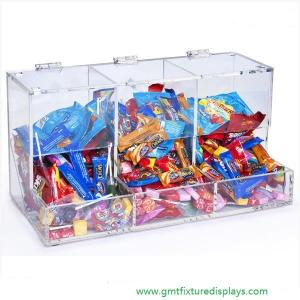 Quality Acrylic Candy Box Candy Bin Candy Display Bulk Candy Display Case for Retail Store or Supermarket for sale