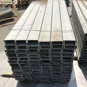 Quality C6 6 Inch Stainless Steel Channels Beams Galvanized U Beam Steel U Channel Structural Steel C Channel C Profile for sale