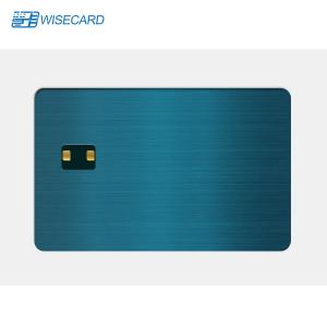 Quality WCT Metal Business Cards Writeable Hybrid Hidden RFID NFC Chip Contactless Smart Card for sale