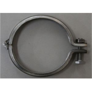 Buy cheap Stamping Heavy Duty Pipe Clamps Connect Bracket 80mm - 500mm Galvanized Steel from wholesalers