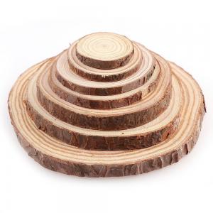 Quality 16CM Unfinished Natural Wood Slices Wooden Discs Crafts for sale