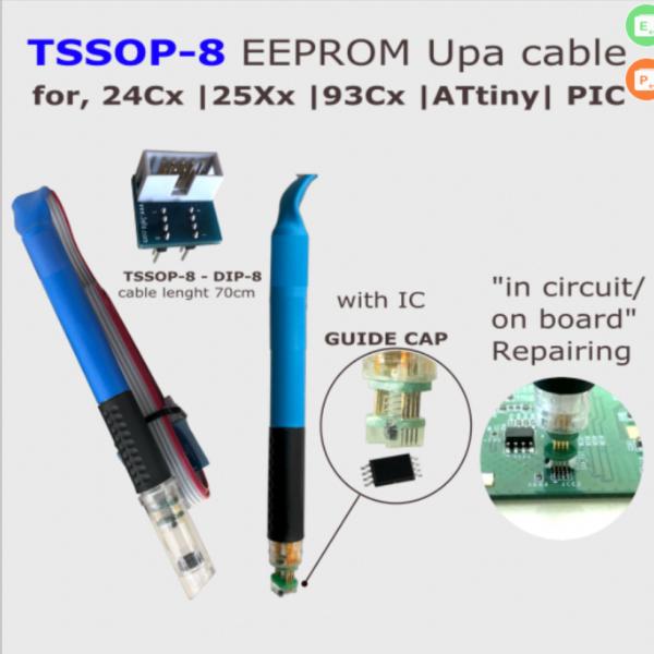 Buy TSSOP8 pogo adapter with GUIDE CAP  for in-circuit  programmer CARPROG DP3 DP4  EEPROM/93CXX /25CXX/24CXX at wholesale prices