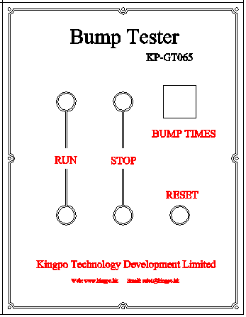 Bump Test Machine , IT Test Equipment For Electronic Apparatus Testing , Max Load 100kg