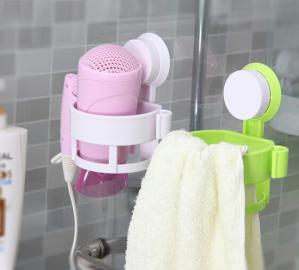Green ECO Friendly Hair Dryer Holder Plastic Bathroom Sets With LFGB FDA