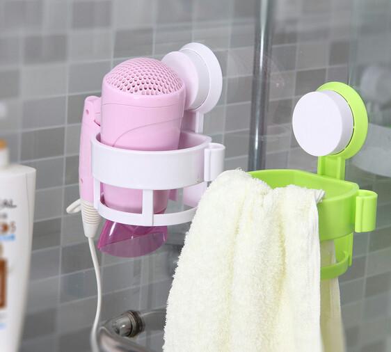 Buy Green ECO Friendly Hair Dryer Holder Plastic Bathroom Sets With LFGB FDA at wholesale prices