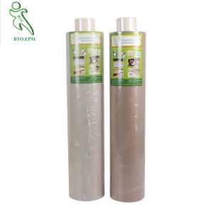 Quality Waterproof Floor Protection Paper Roll 0.9mm Tear Resistant for sale