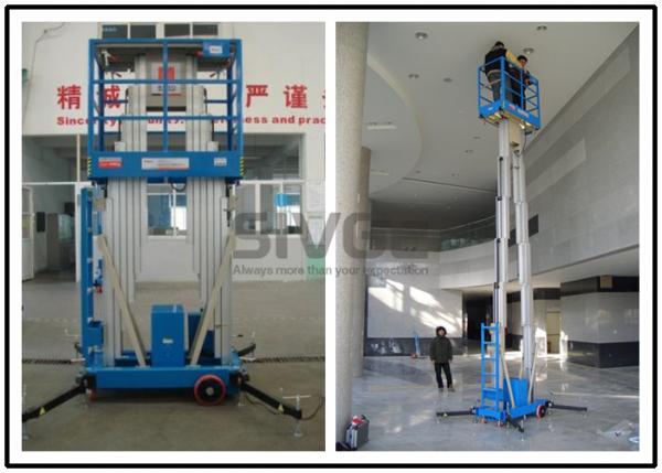 Buy Dual Mast Vertical Mast Lift 8 Meter Platform Height For Business Decoration at wholesale prices