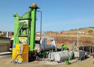 Quality 120t/H Fixed Hot Asphalt Plant With Nomex Filtering Bag House Dust Collector for sale