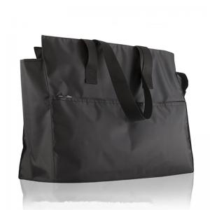 China High quality black nylon  handbags tote bag classic handmade nylon travel tote hand bag for man and woman on sale