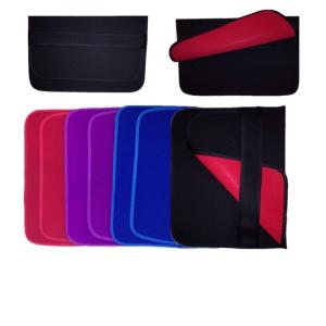 Quality Unique Neoprene PC Laptop Sleeve Bags 17 Inch Flip Style With Elastic Band for sale