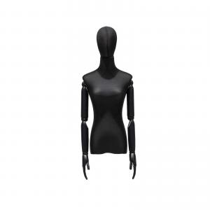 Quality Cotton half body female mannequin with arms and head for clothing display for sale