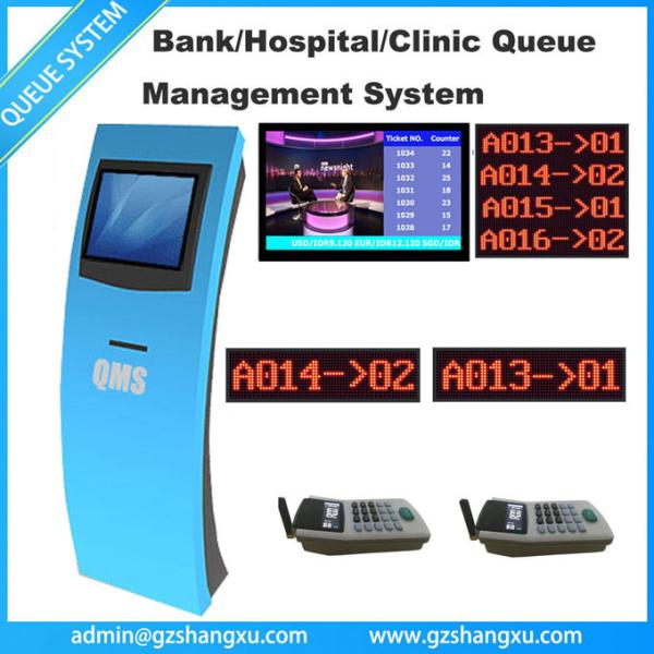 Buy Wireless Complete Bank Counter Network Token Queue Management System With Digital Signage LCD TV Display Solution at wholesale prices