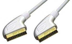 Quality Scart male cable (metal leads) for DVD TV Set-top box for sale