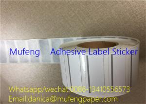 Quality Cardboard Core Thermal Transfer Label Rolls Semi Glossy Paper Adhesive Direct Printed for sale