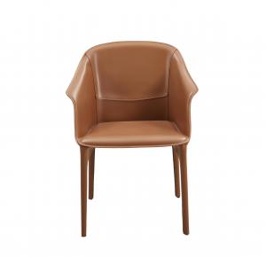 Quality Plastic PU Dining Leather Chairs With 4 Legs In Various Colors for sale