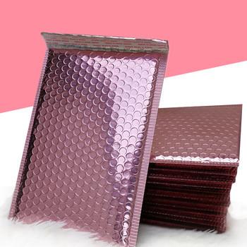 Buy Shiny Metallic Bubble Mailers , Aluminium Foil Holographic Bubble Mailers at wholesale prices
