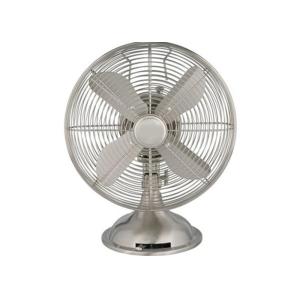 Buy cheap metal retro table fan 12" 90 degree Oscillating Full Copper Motor Low Noise from wholesalers