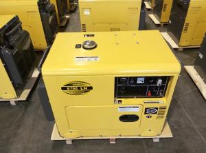 China 220 Volt 22A Sound Proof Diesel Generator With Single Cylinder Four Stroke Engine on sale
