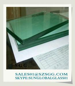 Quality 6mm laminated frosted glass sheet for sale