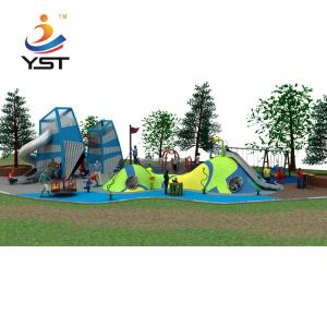 Buy cheap Outdoor Custom Playground Slides , Large Playground Equipment Slides from wholesalers