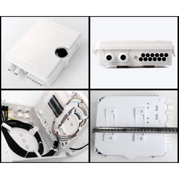 ODP Outdoor Fiber Optic Distribution Box 12 Ports Wall / Pole Mounted