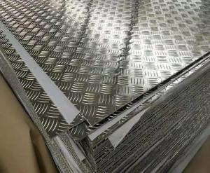Quality ISO9001 Patterned Aluminium Sheet Aluminium Checkered Plate 3003 5052 for sale