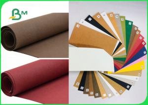 Quality Recyclable Eco Friendly Red Washable Kraft Paper For Snack Bags 150cm * 100M for sale