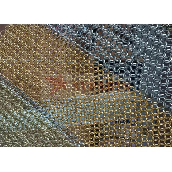 Woven Welded Ss 316 Architectural Mesh Curtain For Building Materials