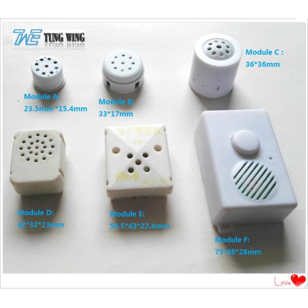 ABS Plastic Push Sound Module With Customized Sound , Voice, Melody