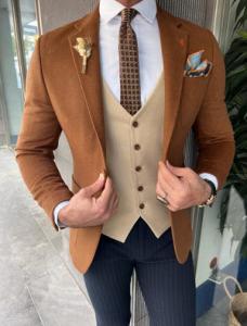Quality Mens Business Casual Suit Jacket for sale