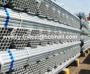 en10217.1 ERW Hot dipped galvanized round steel pipe/gi pipe pre galvanized steel pipe