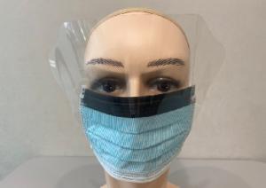 Quality Level 3 Surgical Disposable Protective Face Mask With Visor Anti Fog Earloops for sale