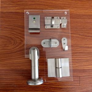 China SS201 Toilet Cubicle Hardware Antirust Toilet Partition Accessories on sale
