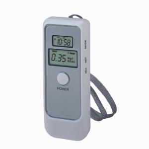 Quality Digital alcohol tester with lcd clock breathalyzer FS6389 for sale